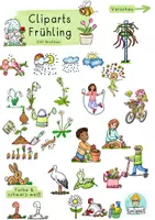 Vorschau - selbst erstellte Cliparts/Grafiken - Clipart, Grafiken Frühling, Frühblüher Cliparts (Unterrichtsmaterial) - Deckblatt