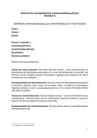 Vorschau - Stundenentwürfe - Unterrichtsentwurf Lauteinführung Buchstabeneinführung Ei/ ei Klasse 1 - Deckblatt