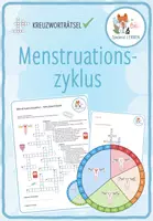 Vorschau - Spiele - Menstruationszyklus - Kreuzworträtsel - Deckblatt