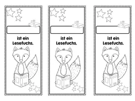 Vorschau - Mal- und Bastelvorlagen - Paket - Fuchsklasse - Seite 2