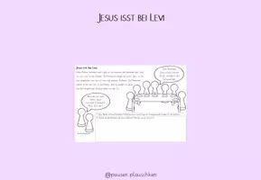 Vorschau - Arbeitsblätter - Levi - Warum isst Jesus mit einem Zöllner? (Nachfolge Jesu) - Deckblatt