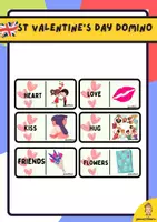 Vista previa - Unidades / Secuencias / Situaciones de Aprendizaje - Sant Valentine's day domino - Portada