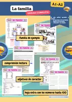 Vorschau - Stundenentwürfe - Unidad La familia Español ELE - Deckblatt