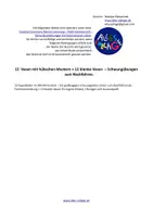 Vorschau - Arbeitsblätter - Schwungübung: 12 Vasen mit Mustern + 12 blanko Vasen - Seite 1