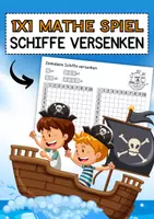 Vorschau - Spiele - Einmaleins Schiffe versenken - Mathe Spiel Vorlage ( 2.-4. Klasse ) - Deckblatt