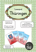 Vorschau - Spiele - Lesespiel Thüringen - Deckblatt