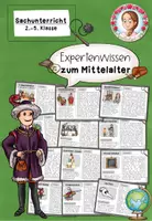 Vorschau - Stationenlernen - Mittelalter Grundschule | Wissenskartei Sachunterricht Klasse 2-5 - Deckblatt