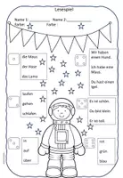 Vorschau - Arbeitsblätter - Lesematerial Spiel Würfelspiel für den Anfangsunterricht - Seite 2