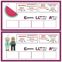 Vista previa - Refuerzo / NEE / Materiales de apoyo - TARJETAS HIATOS Y DIPTONGOS - página 1