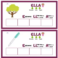 Vista previa - Hojas de trabajo - TARJETAS TILDES ELLA - página 3
