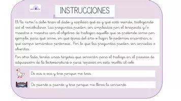 Vista previa - Juegos / Gamificación - OCA DE LA EXPRESIÓN ORAL Y DE LA LECTOESCRITURA - página 1