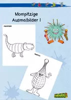 Vorschau - Mal- und Bastelvorlagen - Die Mompitze kennenlernen: Ausmalbilder I - Deckblatt
