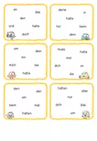 Vorschau - Spiele - Lesespiel "Immer 2!" wichtige kleine Wörter (a bis ch) - mit den Knuffies - Seite 2