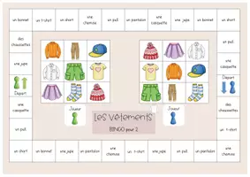 Vorschau - Stationenlernen - Les vêtements Spielfelder Kleidung - Seite 2