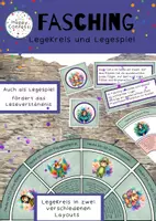 Vorschau - Bildkarten - Fasching Legekreis - Deckblatt