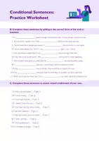 Vorschau - Arbeitsblätter - Mixed Conditonals Worksheet Pack - Seite 2