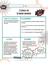 Aperçu - Feuilles d'exercices - La bande dessinée - comprendre et créer - Page 1
