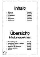 Vorschau - Arbeitsblätter - Die fünf Weltreligionen – Unterrichtsmaterial für die 6. Klasse (Materialpaket) - Seite 1