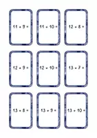 Vorschau - Stationenlernen - Zahlenraum 30 Addition mit ZÜ für den Magischen Zylinder - Deckblatt