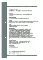 Vorschau - Arbeitsblätter - Übungen zum Nachzeichnen einfacher Muster - Seite 1