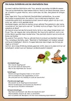 Vorschau - Stundenentwürfe - Die mutige Schildkröte und der überhebliche Hase - Fabel - Seite 1
