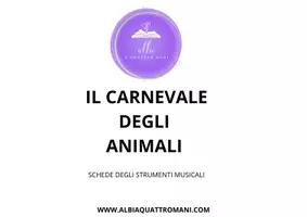 anteprima - Flashcard - Il Carnevale degli animali_schede strumenti musicali - Pagina di copertina