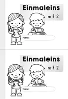 Vorschau - Arbeitsblätter - Miniheft 1x1 "2er Reihe" (Einmaleins) - Seite 1
