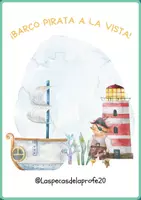 Vista previa - Unidades / Secuencias / Situaciones de Aprendizaje - ¡BARCO PIRATA A LA VISTA! - Portada