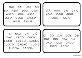 anteprima - Flashcard - Portachiavi delle prime letture - Pagina 2