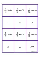 Vorschau - Spiele - Paare finden-Spiel Anteile von 10, 100 & 1000 - Seite 2
