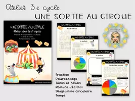 Aperçu - Préparation de séance / Séance complète - Atelier une sortie au cirque - Page de couverture