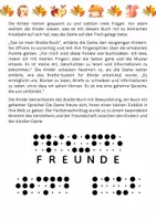 Vorschau - Arbeitsblätter - Herbstgeschichte mit/ohne Silbenschrift, Thema "blind sein" - Seite 3