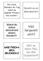 Vorschau - Spiele - Haftnotizen *** Vorlagen für den Gesprächswürfel *** Kommunikation *** Klassenbildung - Seite 3