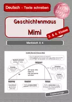 Vorschau - Arbeitsblätter - Merkblatt Geschichten schreiben - Geschichtenmaus MIMI - Deckblatt