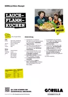 Vorschau - Arbeitsblätter - Rezept *Flammkuchen mit Lauch & Räuchertofu* - Deckblatt