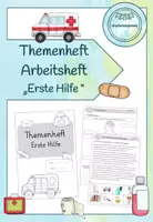 Vorschau - Arbeitsblätter - Themenheft/Forscherheft/Lernwerkstatt Erste Hilfe - Deckblatt