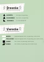 Vorschau - Merkblätter - Merkblatt Dreiecke und Vierecke - Deckblatt