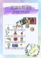 Vorschau - Unterrichtsreihen - Rechnen mit Geld - Im Spielzeugladen - Deckblatt