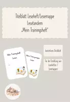 Vorschau - Arbeitsblätter - Deckblatt Leseheft - Lesetandem im Leseband - Deckblatt