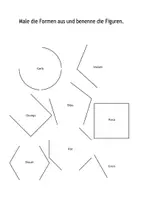 Vorschau - Arbeitsblätter - Formen und Muster ausmalen, Farben verwenden und Muster erkennen - Seite 2