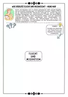 Vorschau - Arbeitsblätter - Einführung / Einstieg - Flucht und Migration mit Lösung (Klasse 7/8/9) - Seite 1