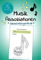 Vorschau - Mal- und Bastelvorlagen - Musik: Note – Assoziationen mit Musik - Deckblatt