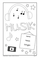 Vorschau - Arbeitsblätter - Musik: Deckblatt - Deckblatt