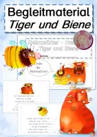Vorschau - Arbeitsblätter - Begleitmaterial zum Buch: Tiger und Biene - Deckblatt
