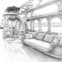 Vorschau - Arbeitsblätter - Architektur Modellbau-Projekt: Hausboot - Deckblatt