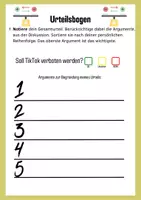 Vorschau - Arbeitsblätter - Materialpaket Social Media - kritische Reflexion - Seite 1