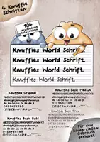 Vorschau - selbst erstellte Schriftarten - Knuffies „Schriften Set“ wachsendes Materialpaket - Seite 1