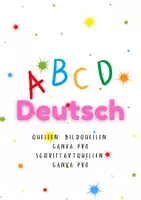 Vorschau - Arbeitsblätter - Das Alphabet Buchstaben einsetzen, Worte mit Anfangsbuchstaben vervollständigen - Deckblatt