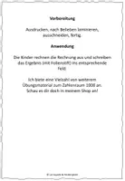Vorschau - Stationenlernen - Ergänzen bis 1000 - Aufgabenkarten Waldtiere - Seite 1