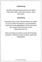Vorschau - Spiele - Zählen bis 10 Klammerkarten Ostern - Seite 1